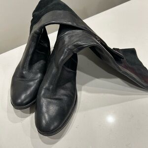 Sam Edelman Black Leather/Suede boots